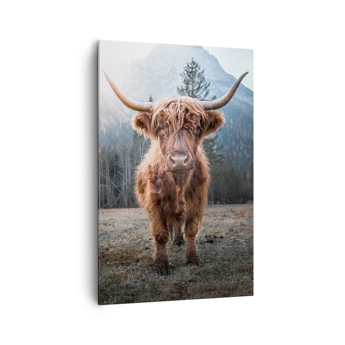 Lærredstryk - Billede på lærred - Hilsner fra en eng i bjergene - 80x120 cm