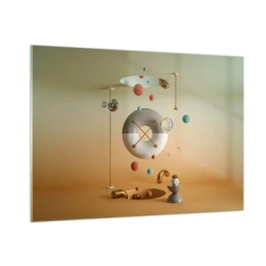 Billede på glas - Alt kan ske - 100x70 cm