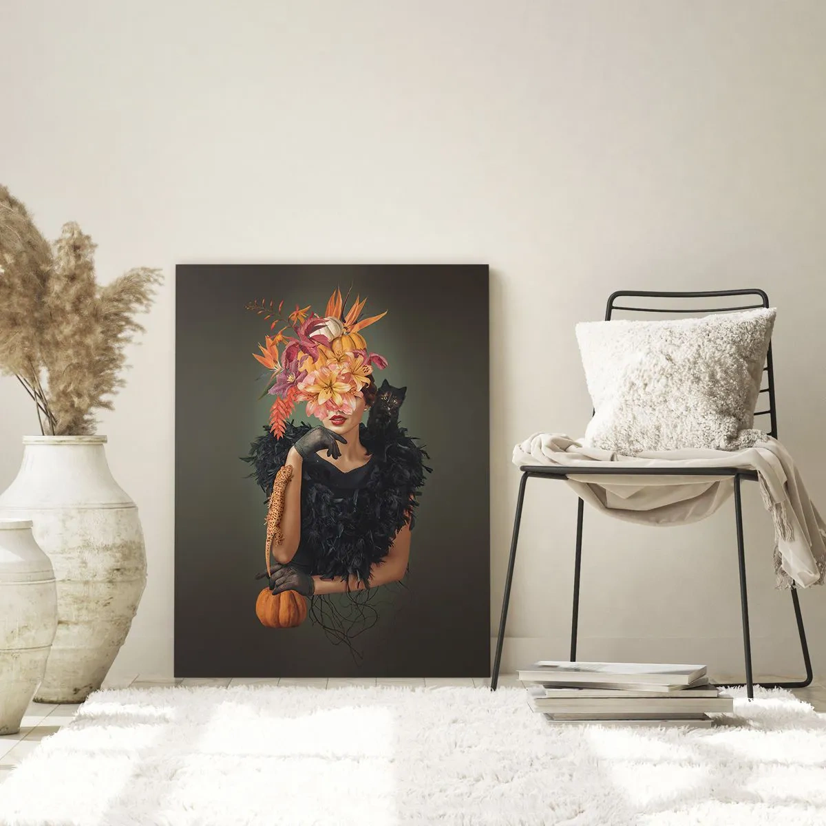 Billede på glas - Heksens fortryllelse - 50x70 cm