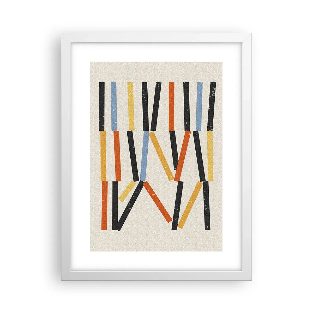 Plakat i hvid ramme - Vandret komposition - 30x40 cm