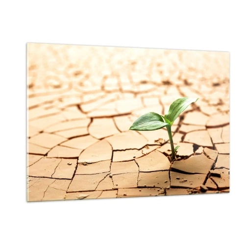 Billede på glas - Den ukuelige livskraft - 120x80 cm