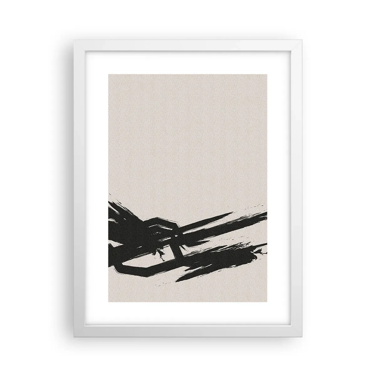 Plakat i hvid ramme - Ustoppeligt momentum - 30x40 cm