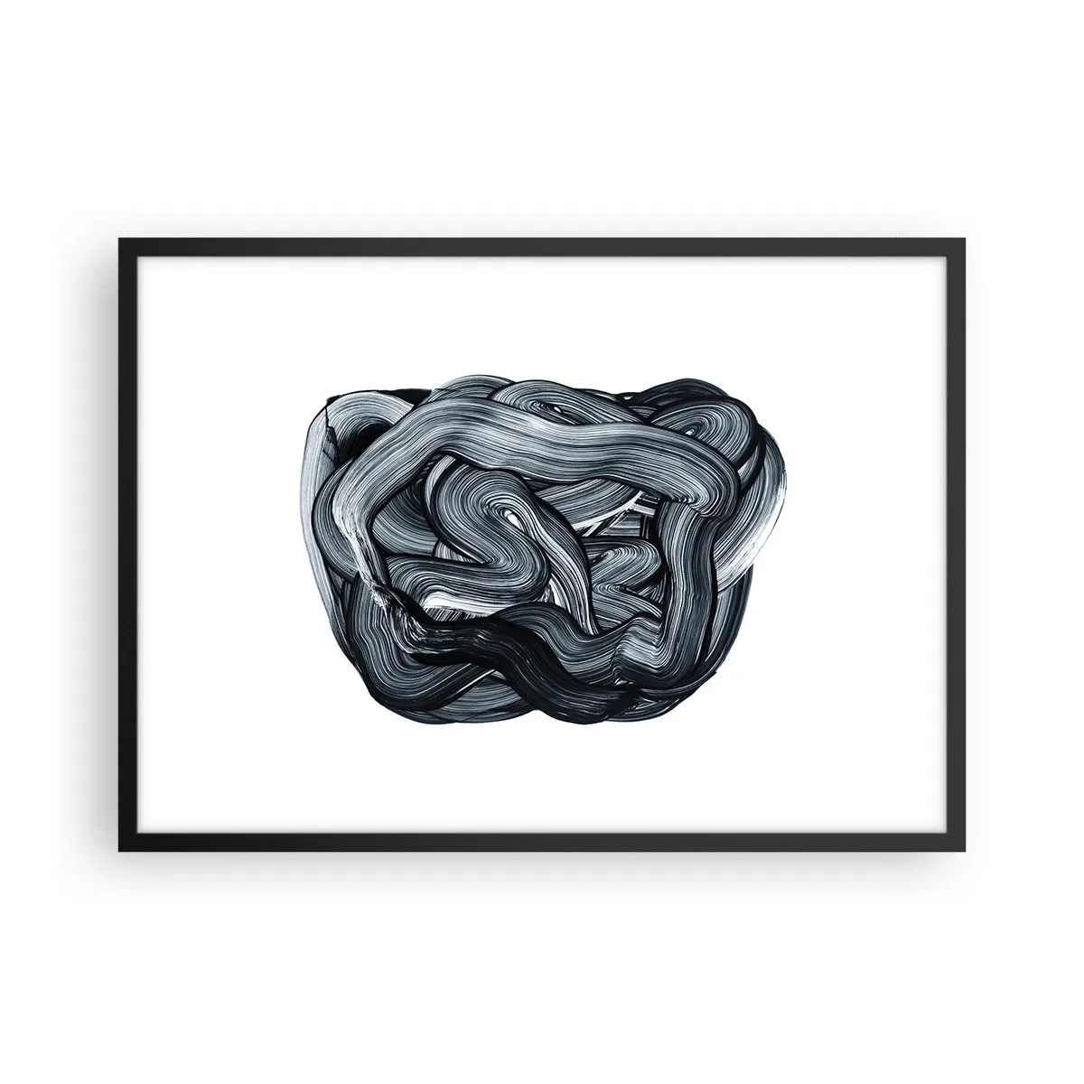 Plakat i sort ramme - Så enkelt er det ikke - 70x50 cm