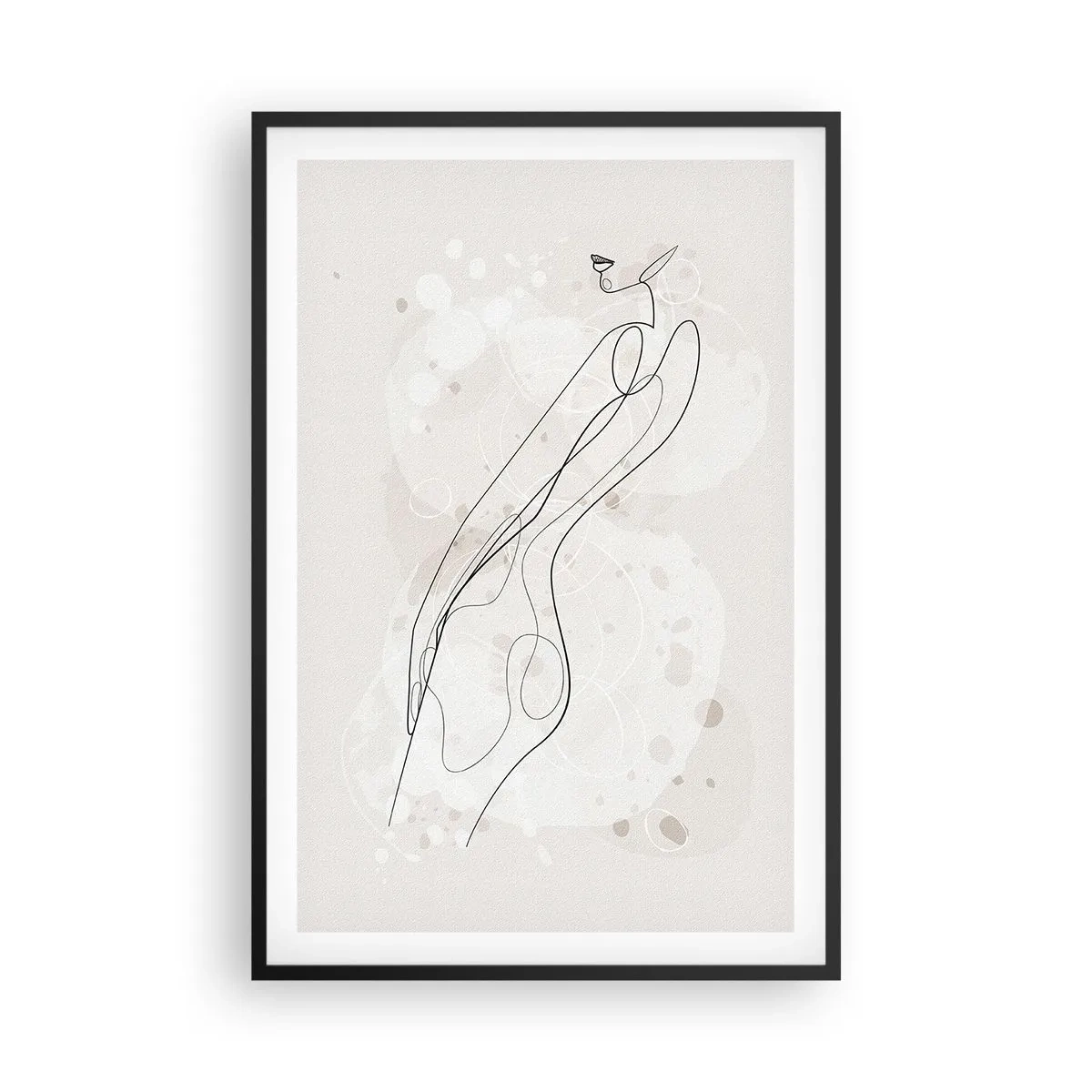 Plakat i sort ramme - At forvilde sig med blikket - 61x91 cm