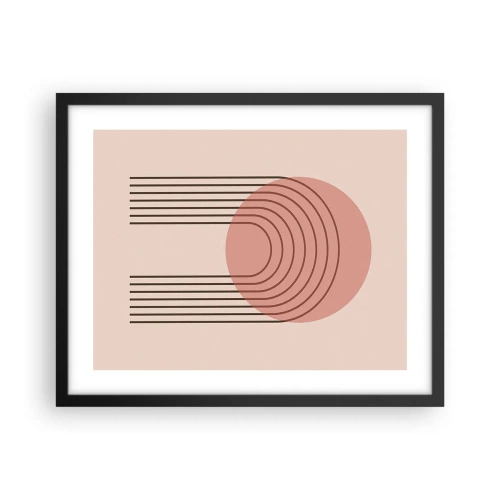 Plakat i sort ramme - Uimodståelig tiltrækningskraft - 50x40 cm