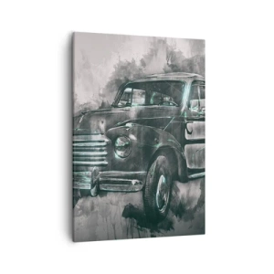 Lærredstryk - Billede på lærred - Respekteret forfader - 50x70 cm