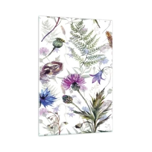 Billede på glas - Polsk herbarium - 80x120 cm