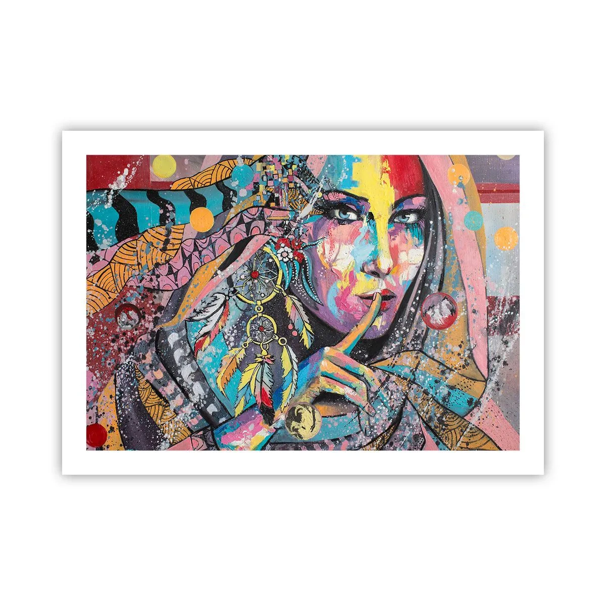 Plakat - Vær tavs, indtil du forstår - 70x50 cm