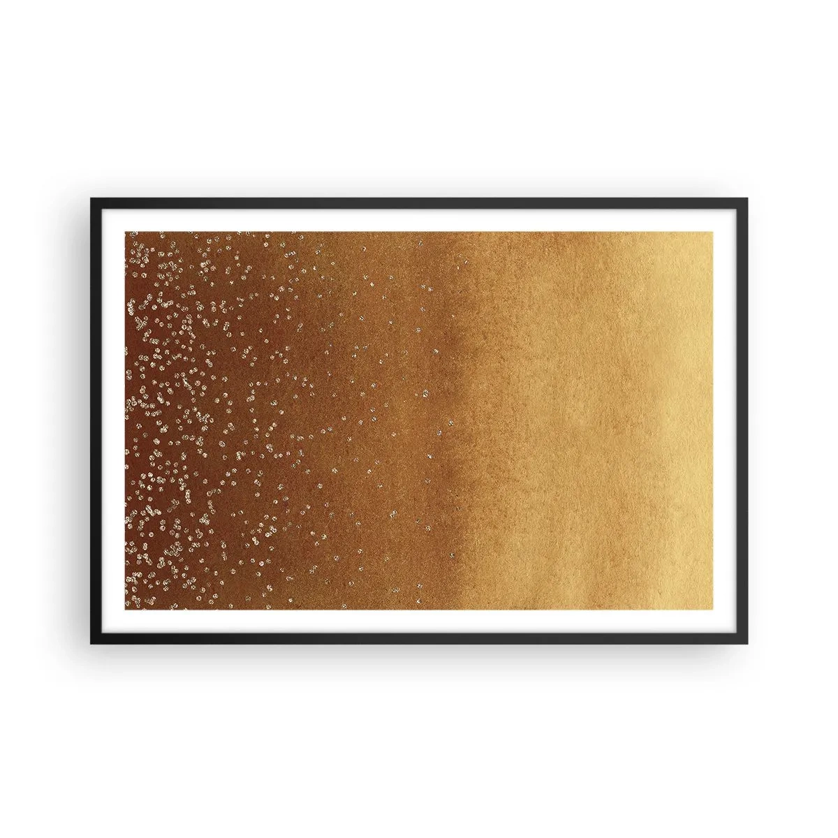 Plakat i sort ramme - Lysets fødsel - 91x61 cm