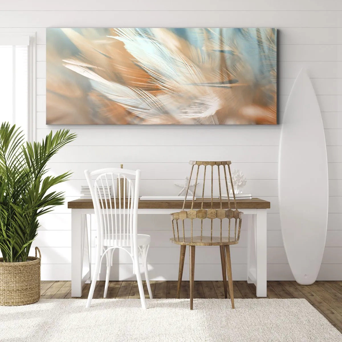 Lærredstryk - Billede på lærred - I mildhedens land - 100x40 cm