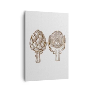 Lærredstryk - Billede på lærred - Lektion i anatomi - 70x100 cm