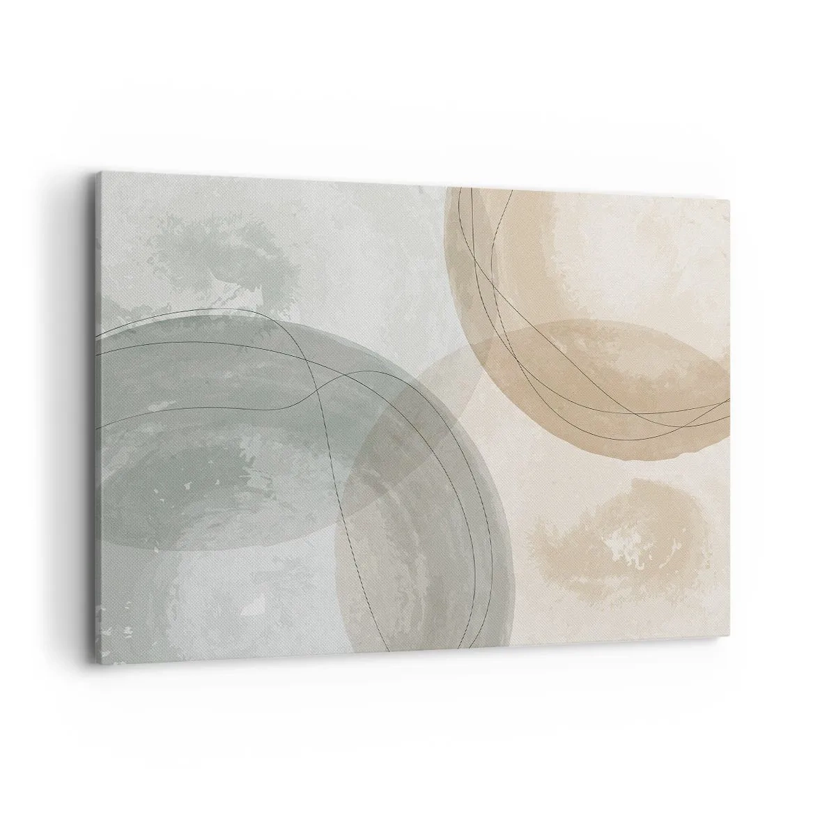 Lærredstryk - Billede på lærred - Gennemtrængning af verdener - 100x70 cm