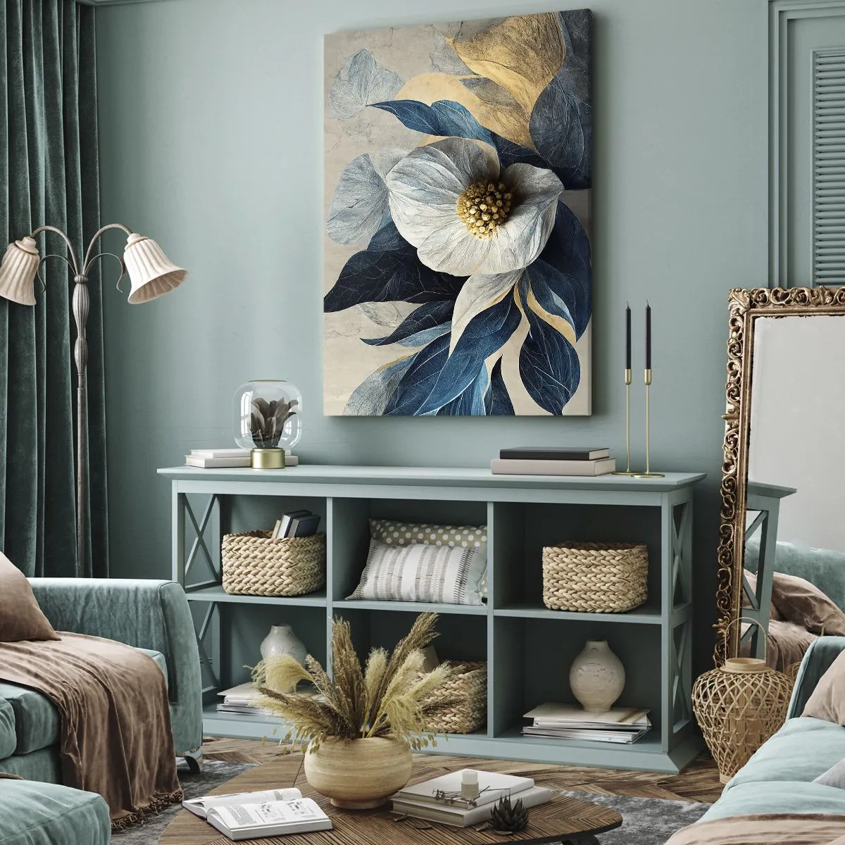 Lærredstryk - Billede på lærred - Har et hjerte af guld - 50x70 cm