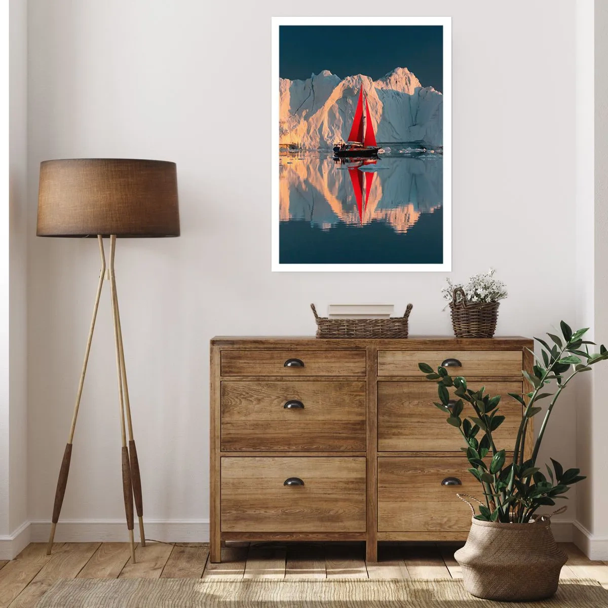 Plakat - På kanten af verden - 50x70 cm