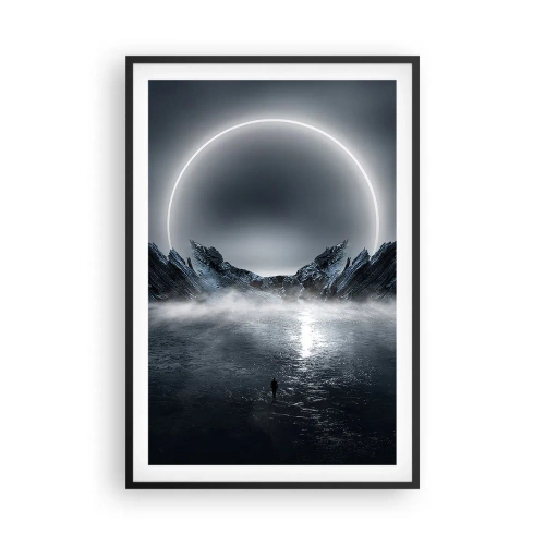 Plakat i sort ramme - En finale på en historie - 61x91 cm