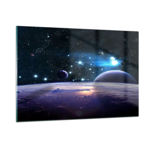 Billede på glas - Er du stadig alene? - 120x80 cm