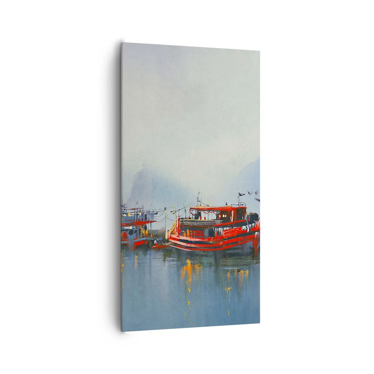 Lærredstryk - Billede på lærred - Ved verdens ende - 65x120 cm