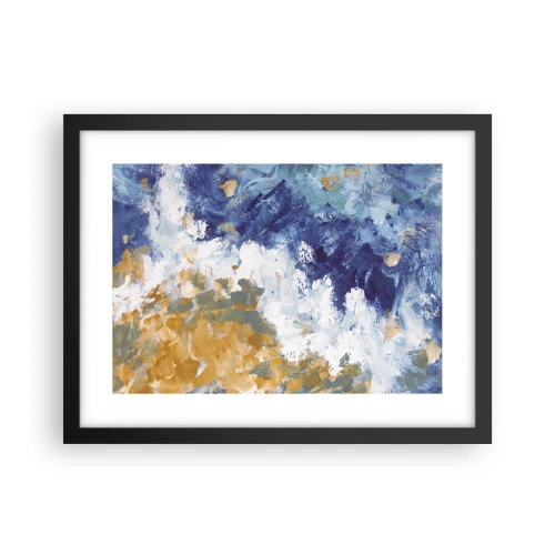 Plakat i sort ramme - Elementernes dans - 40x30 cm