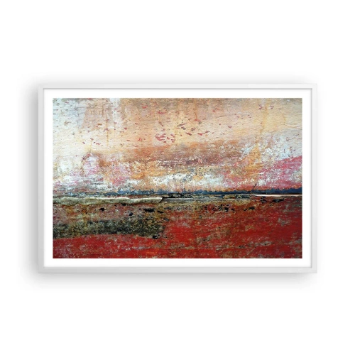 Plakat i hvid ramme - Måske er det havet - 91x61 cm