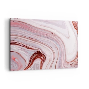 Lærredstryk - Billede på lærred - Lige frem og derefter til højre ned - 120x80 cm