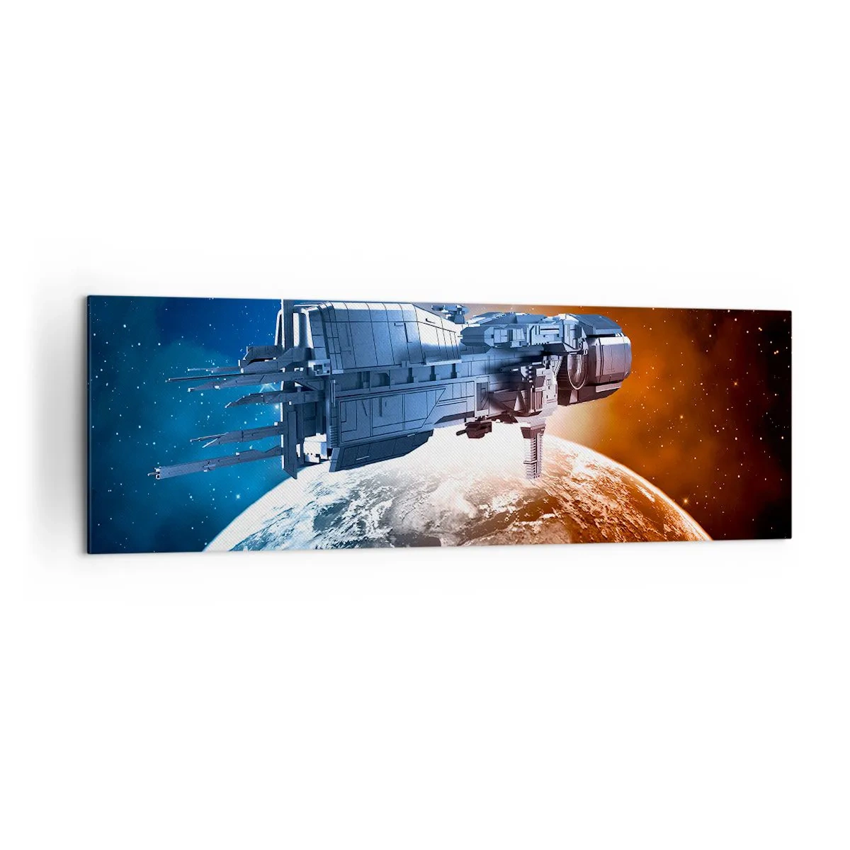Lærredstryk - Billede på lærred - Forsigtig observatør - 160x50 cm