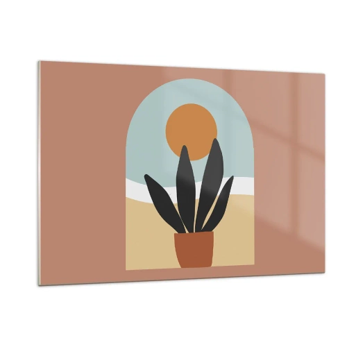 Billede på glas - Små glæder - 120x80 cm