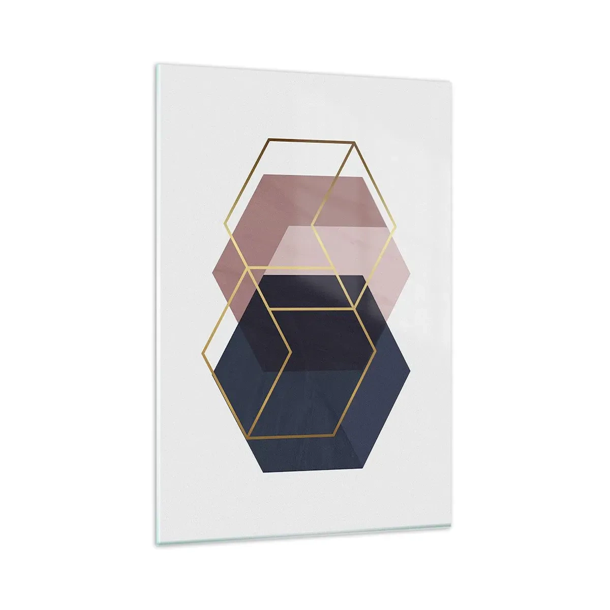 Billede på glas - Styrken ved enkelhed - 80x120 cm