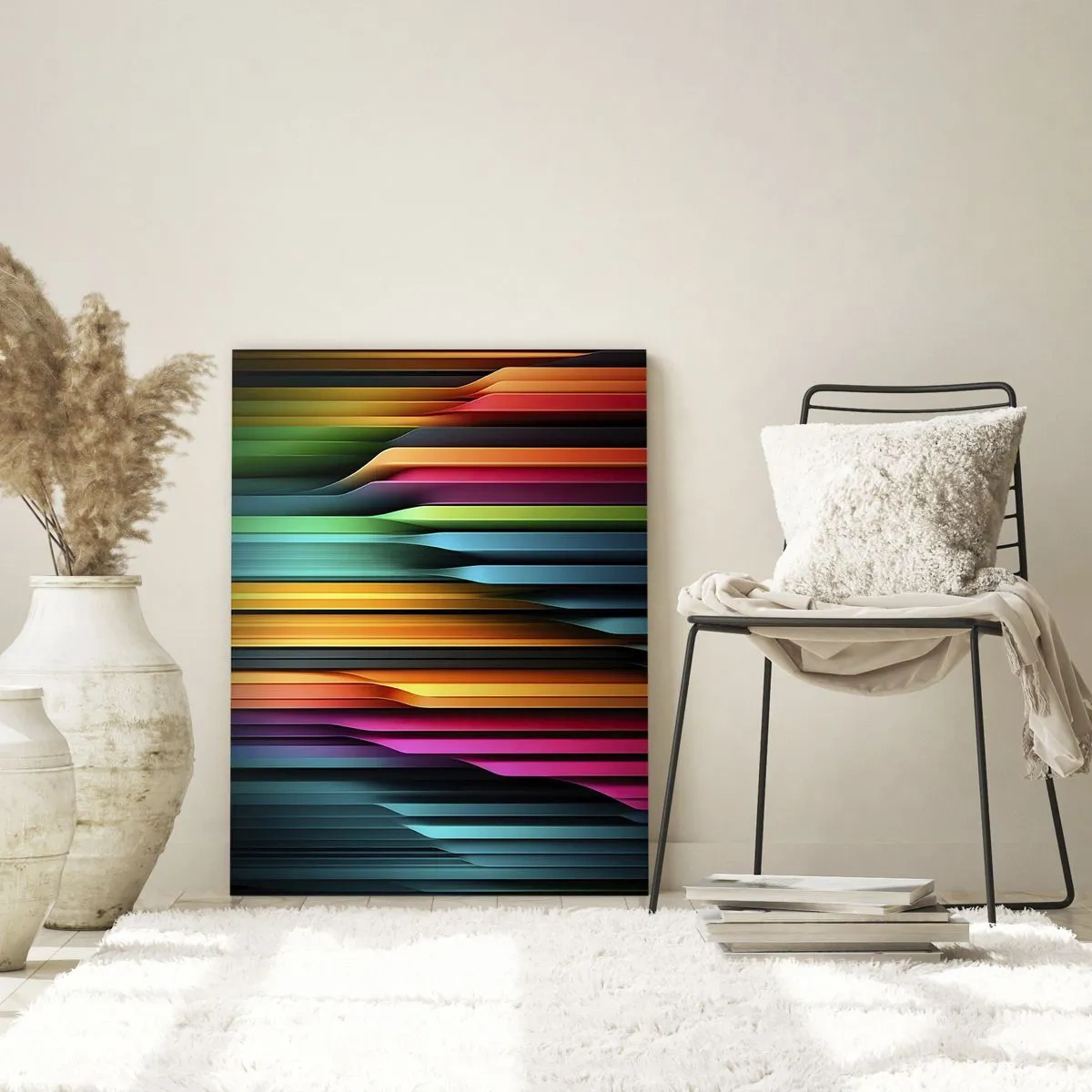 Billede på glas - Lysende orgel - 50x70 cm