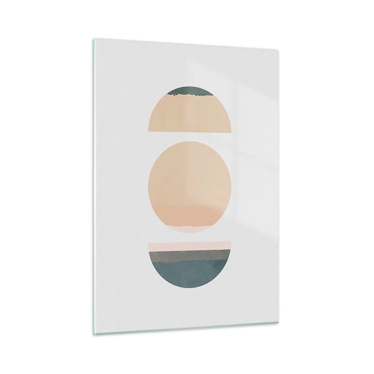 Billede på glas - Hjul for hjul - 50x70 cm