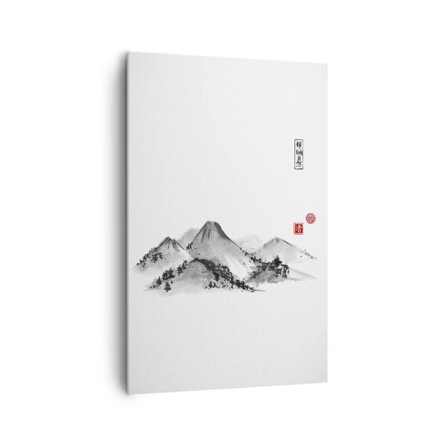 Lærredstryk - Billede på lærred - Langt væk - 80x120 cm