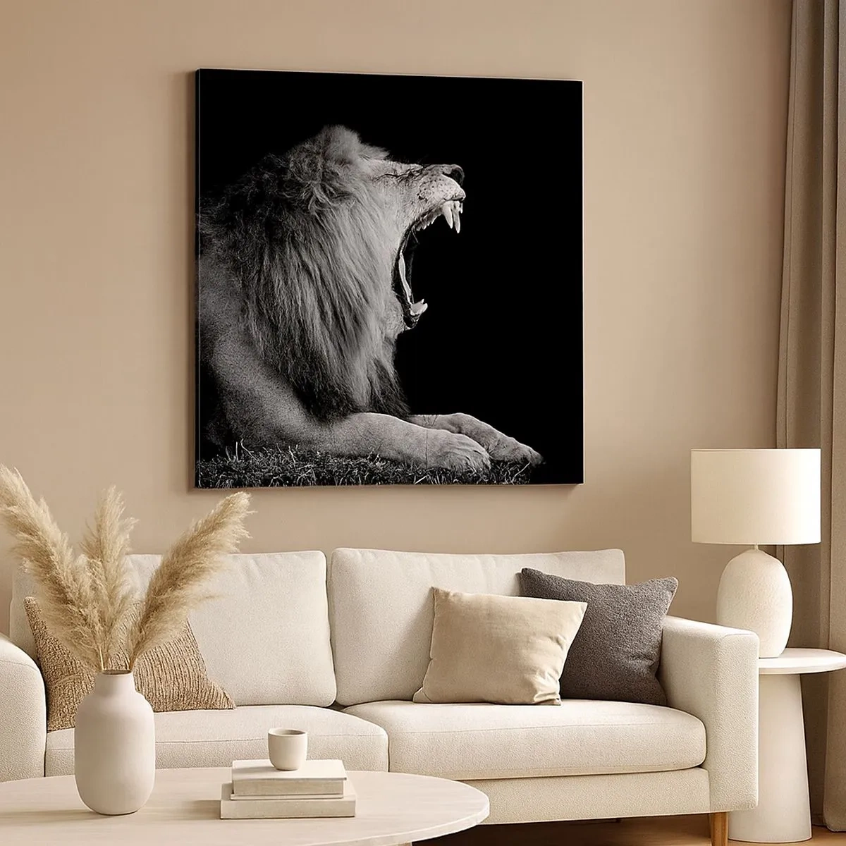 Lærredstryk - Billede på lærred - Uden tvivl - 30x30 cm