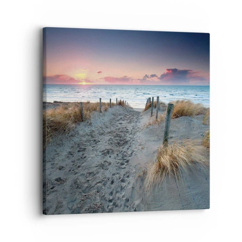 Lærredstryk - Billede på lærred - Du har udgydt en regnbue af strålende pragt.... - 30x30 cm