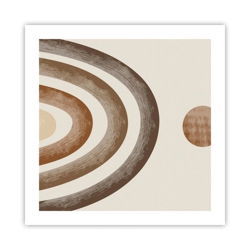 Plakat - I en galakse langt, langt væk - 50x50 cm