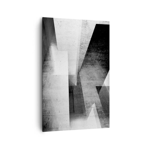 Lærredstryk - Billede på lærred - Rummet struktur - 80x120 cm