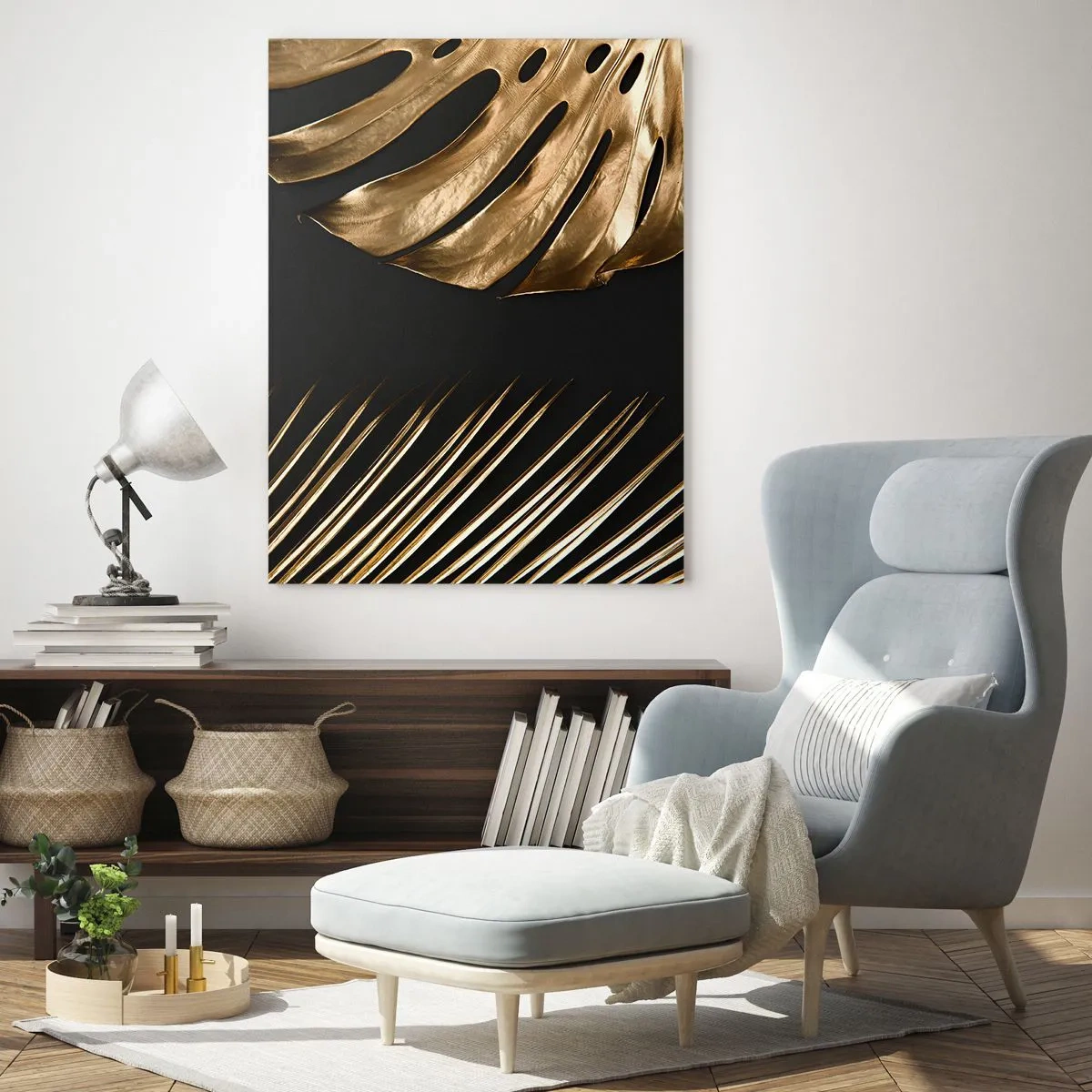 Billede på glas - Forskellige, og lige dyre - 50x70 cm