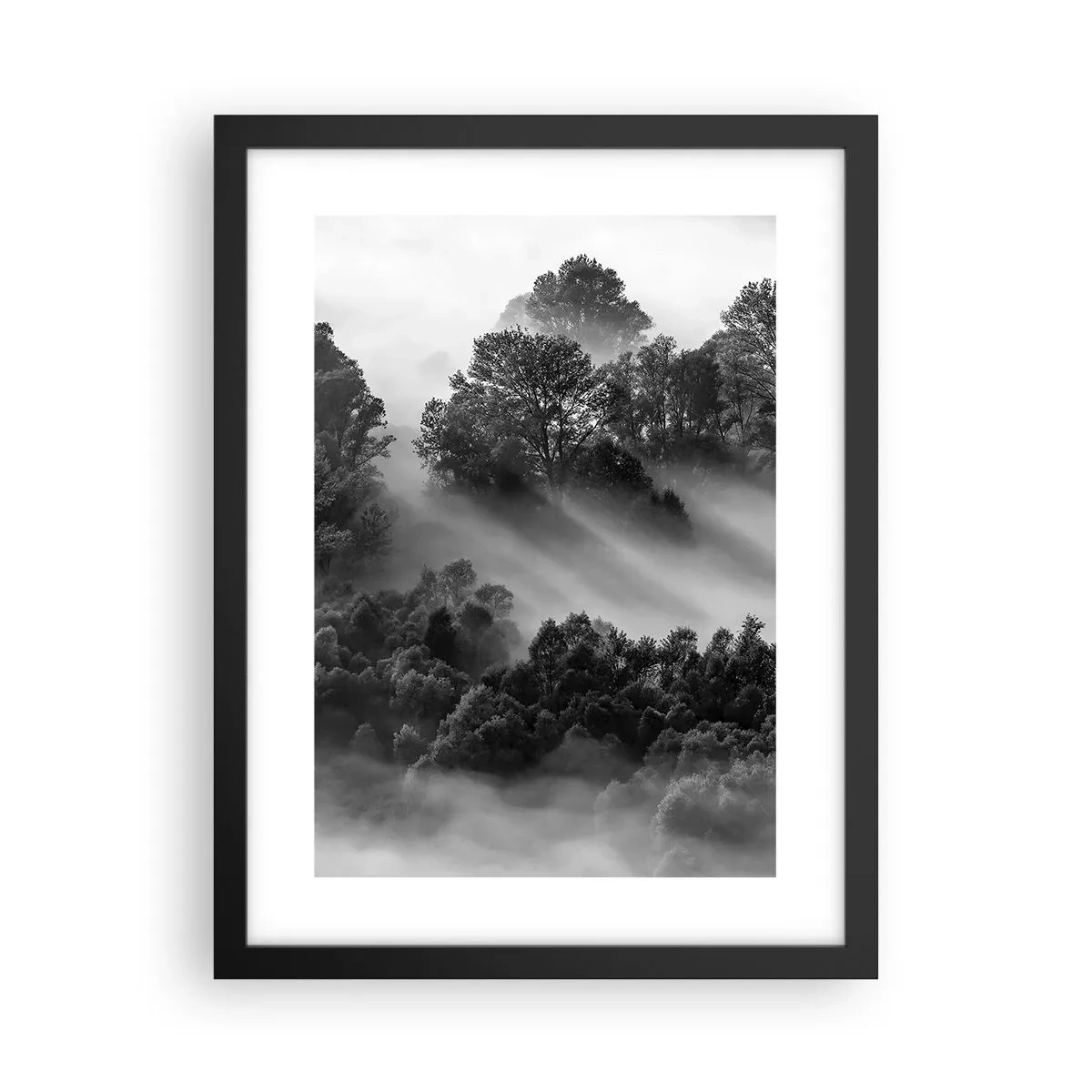 Plakat i sort ramme - At vågne fra søvnen - 30x40 cm
