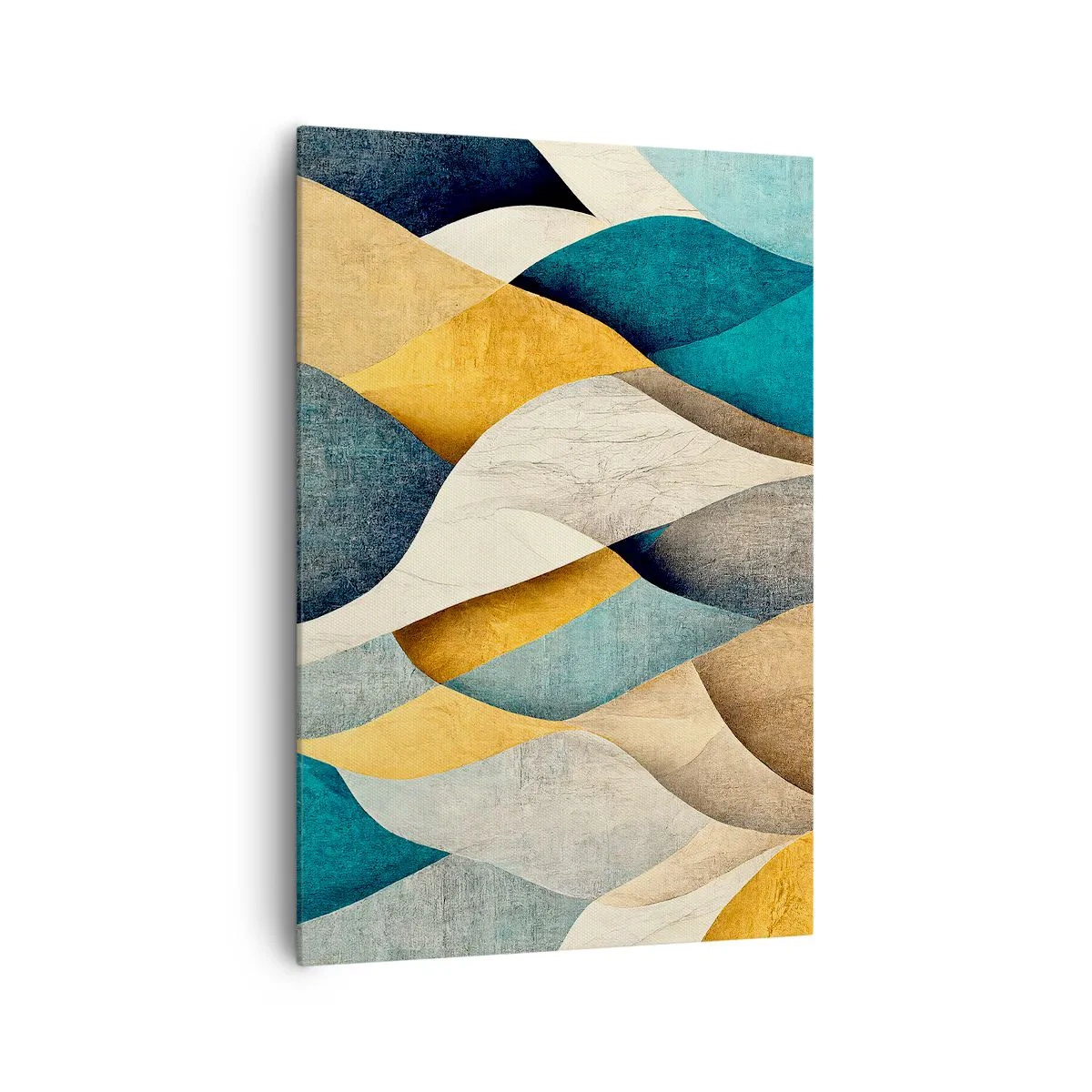 Lærredstryk - Billede på lærred - Rytme og bølger - 70x100 cm