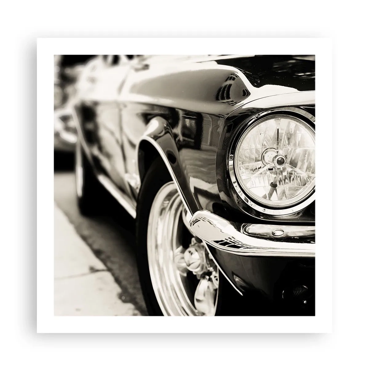 Plakat - Vedvarende glans - 60x60 cm