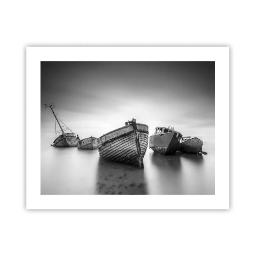 Plakat - Nu er det bare minder... - 50x40 cm