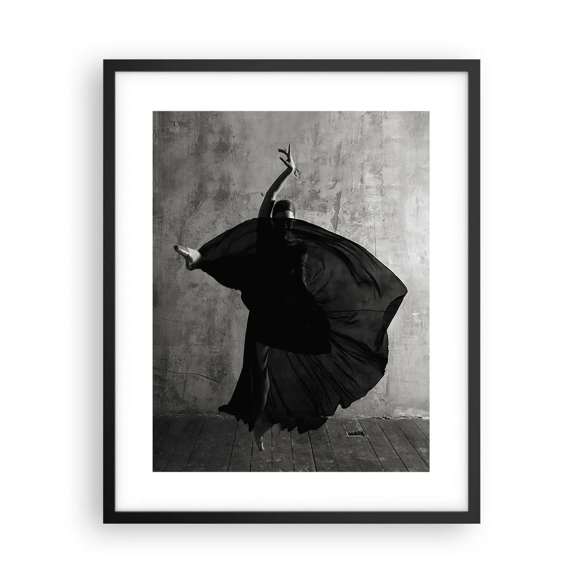 Plakat i sort ramme - Passioneret bælte - 40x50 cm
