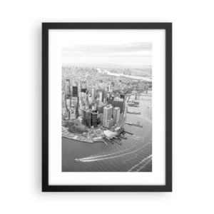 Plakat i sort ramme - Hvordan kan man ikke elske? - 30x40 cm