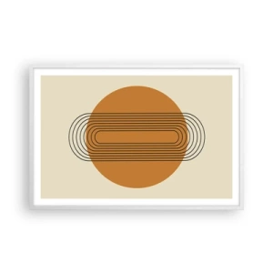 Plakat i hvid ramme - Den perfekte plan - 91x61 cm