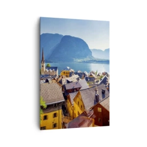 Lærredstryk - Billede på lærred - Det kunne ikke være mere malerisk - 70x100 cm
