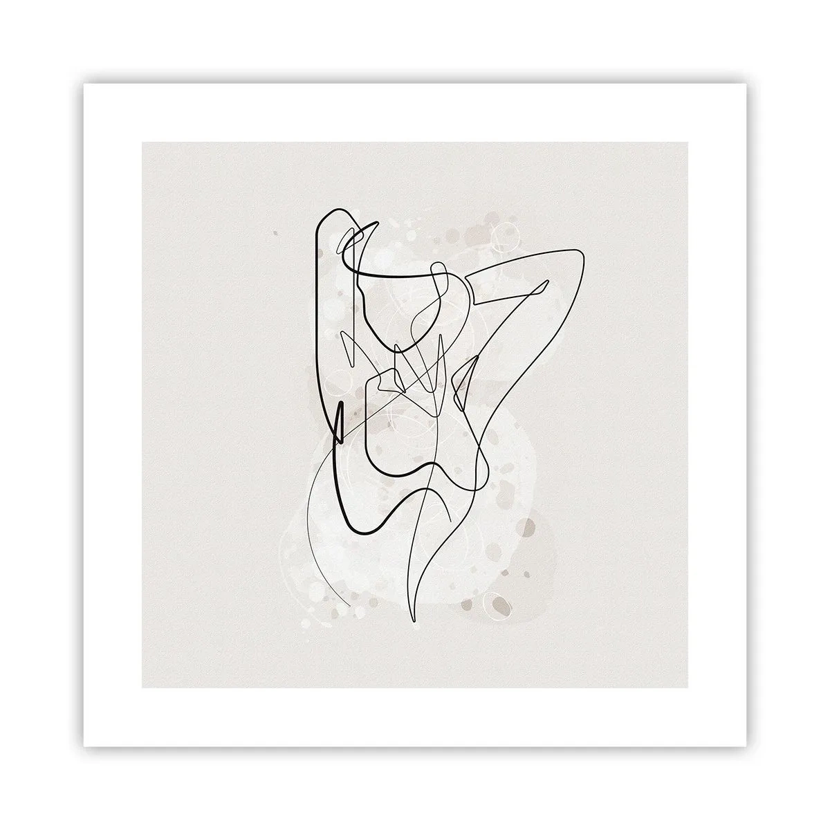 Plakat - Forførelsens kunst - 40x40 cm