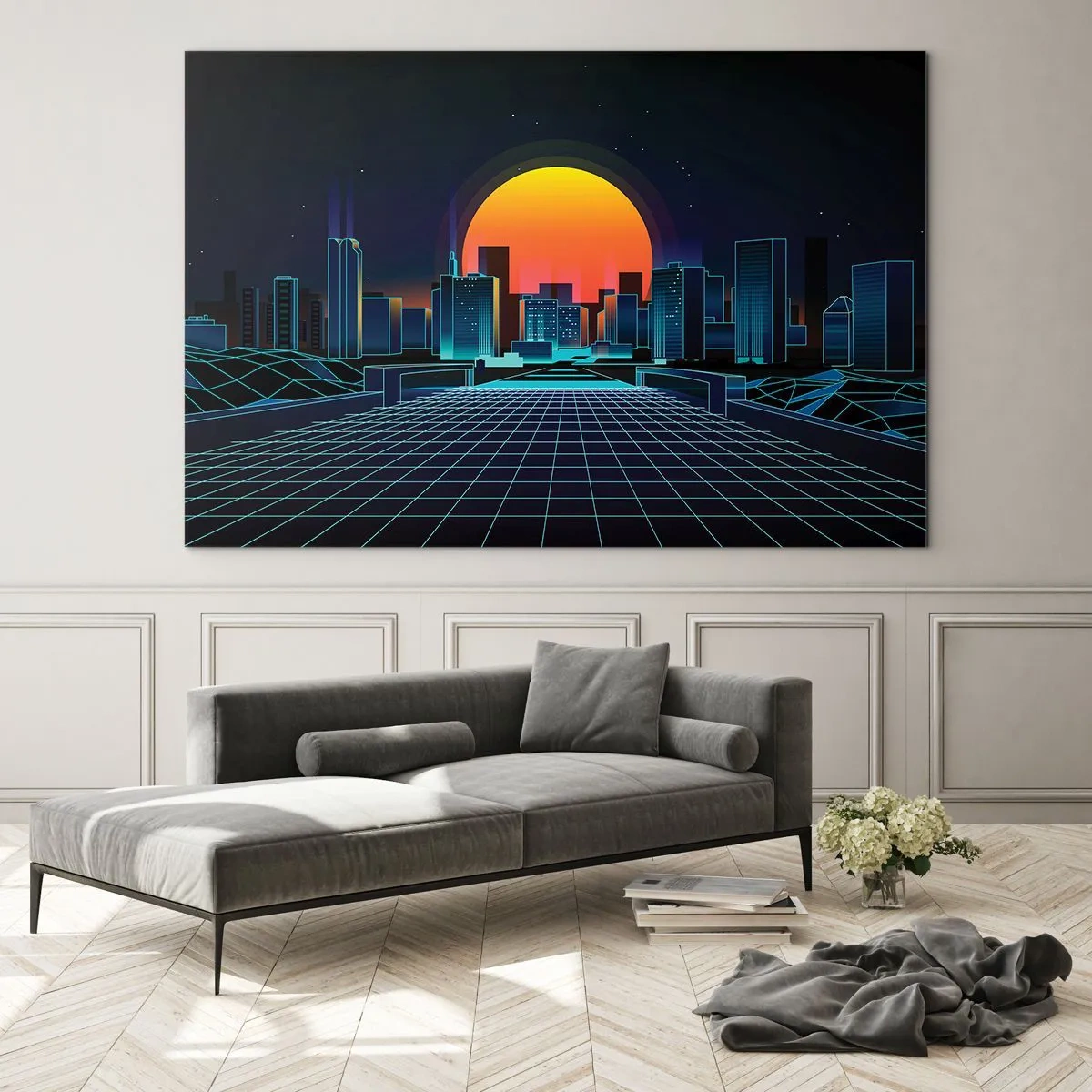 Billede på glas - Vil du stadig gerne komme til den ægte vare? - 120x80 cm