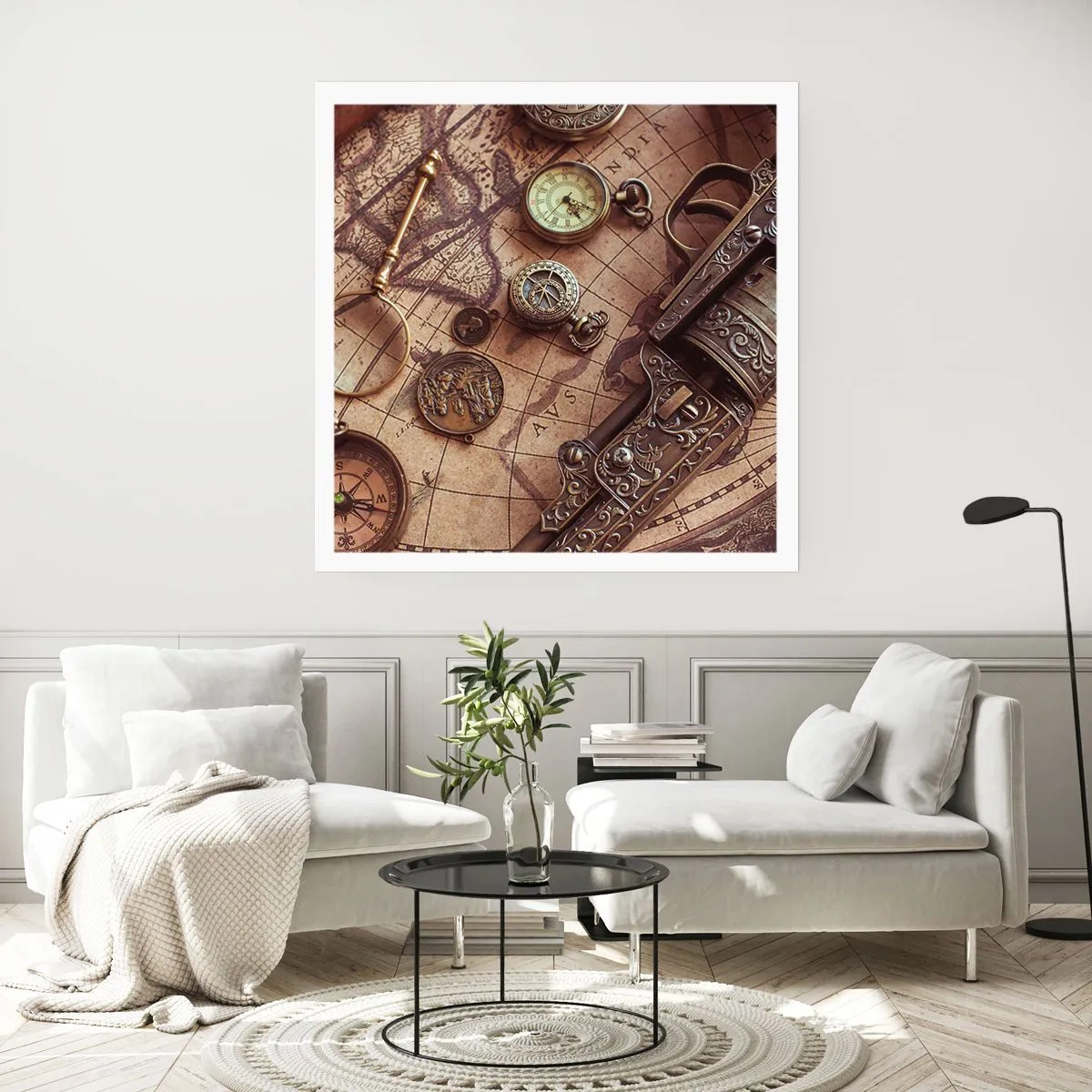 Plakat - Opkald til eventyr - 40x40 cm