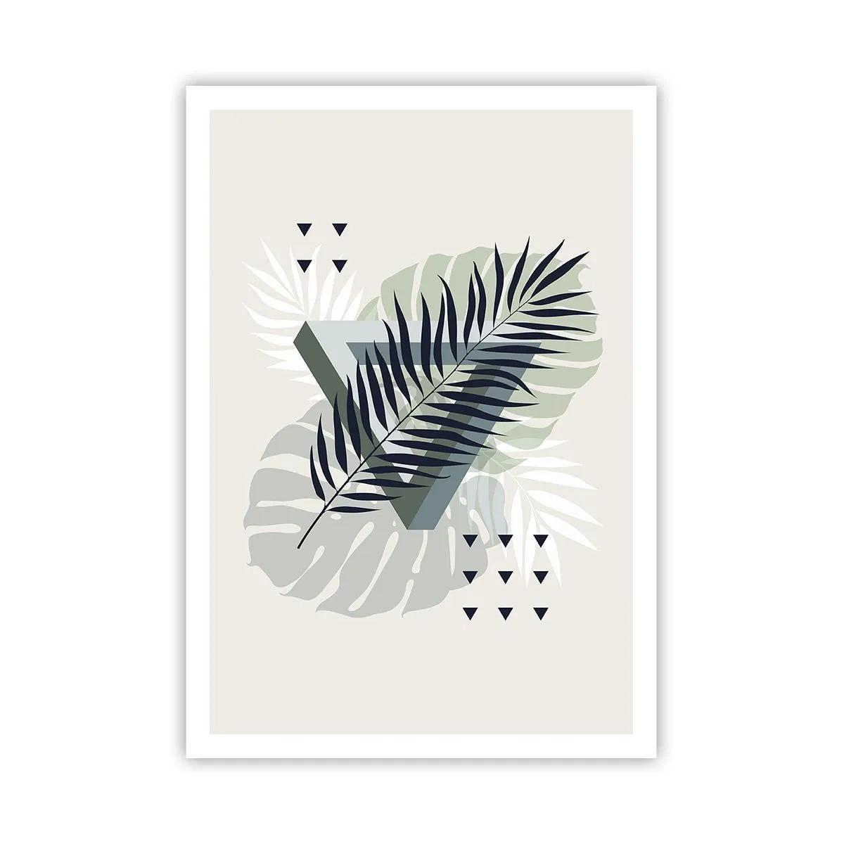 Plakat - Natur og geometri - to ordener? - 70x100 cm