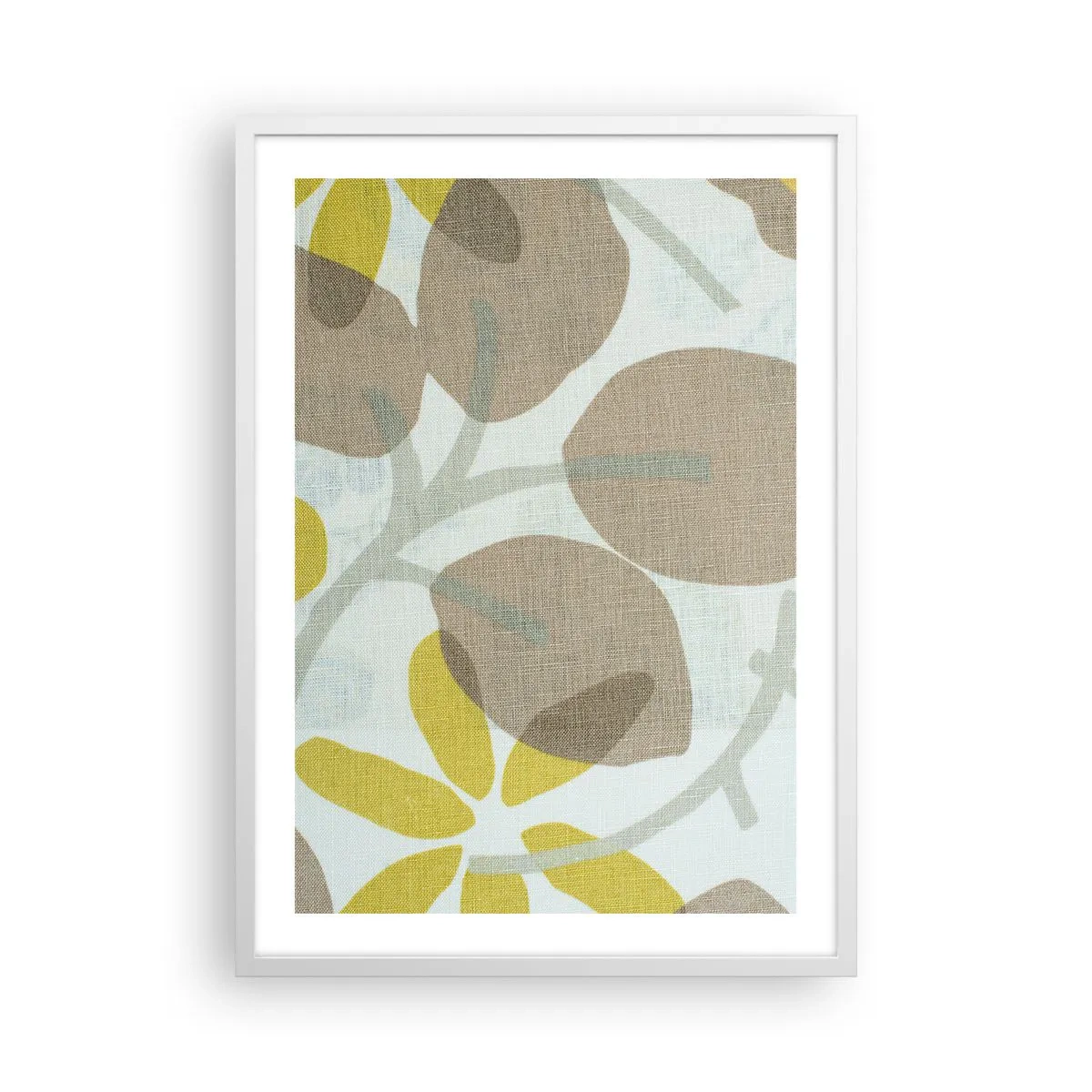 Plakat i hvid ramme - Komposition i solskinnet - 50x70 cm