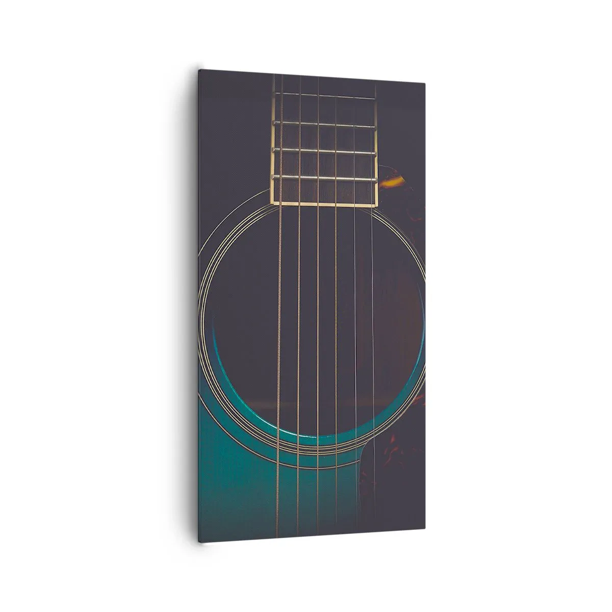 Lærredstryk - Billede på lærred - Et øjeblik før det lyder - 65x120 cm