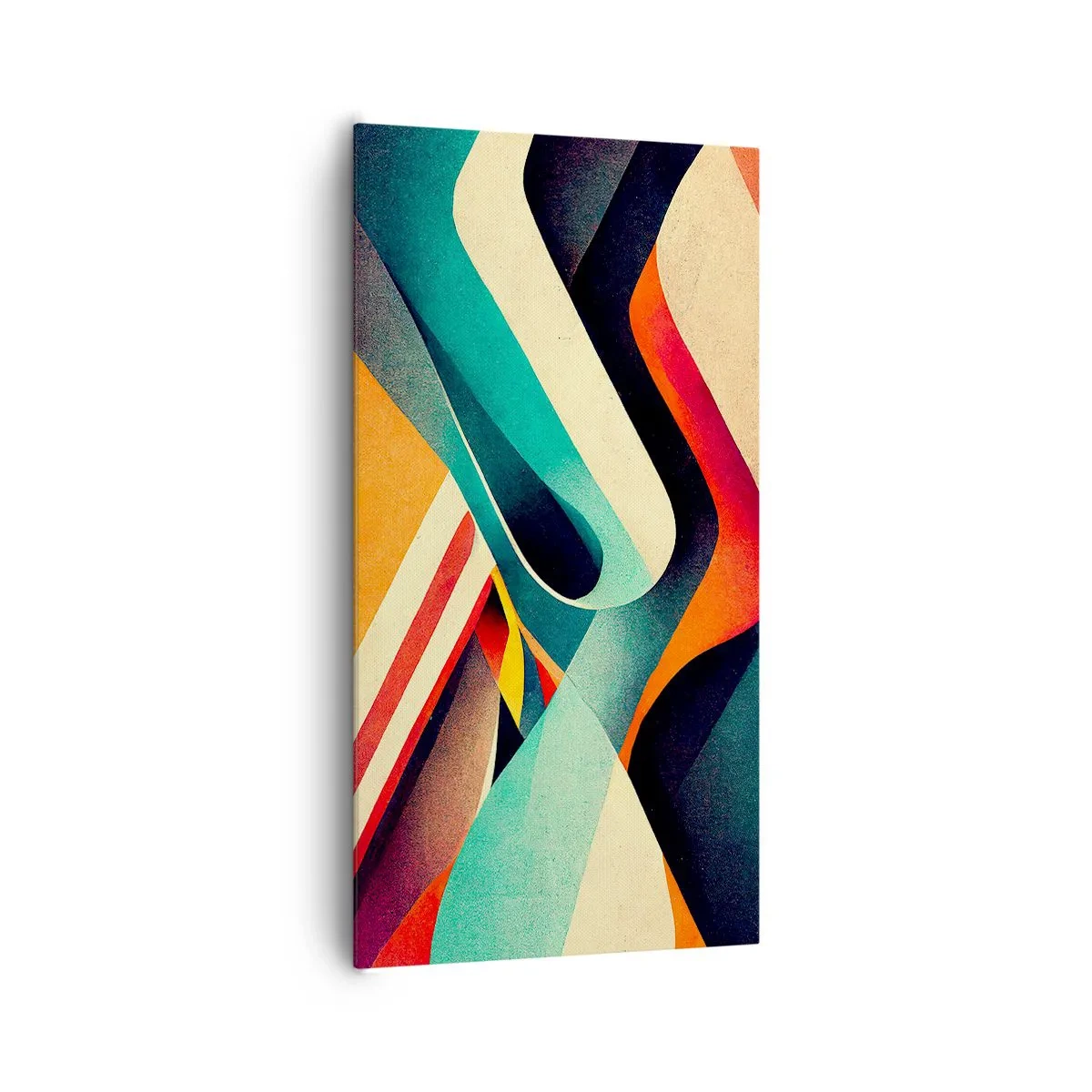 Lærredstryk - Billede på lærred - Intens komposition - 65x120 cm
